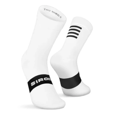 Afbeelding van Siroko Fietssokken S1 White Gavia M L Wit