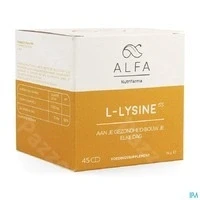 Afbeelding van Alfa L lysine 1000mg Tabl 45