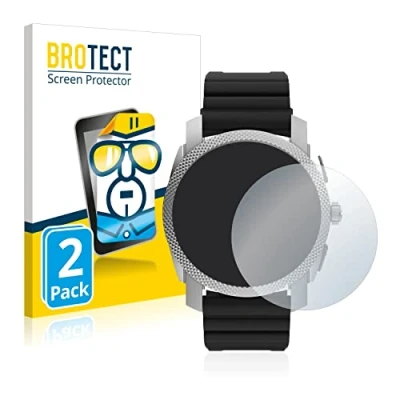 Afbeelding van BROTECT (2 Stuks) Schermbeschermer voor Fossil Gen 6 Hybrid Machine (45mm) Screen Protector Transparant