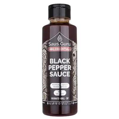 Afbeelding van Saus.Guru Black Pepper BBQ Sauce 0,5L