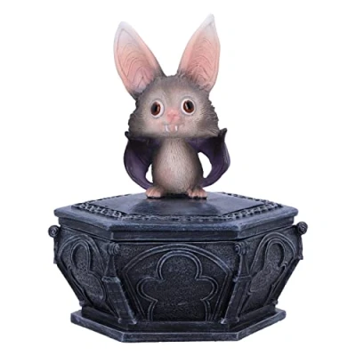 Afbeelding van Nemesis Now Batty Box 15,2 cm, hars, zwart, gothic, vleermuisdoos, gothic cadeau, gegoten in de fijnste handbeschilderd