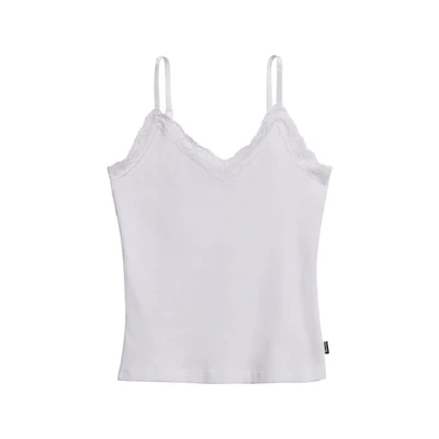 Afbeelding van Superdry Essential TRIM CAMI Top, Dames, Maat: 36, Optic
