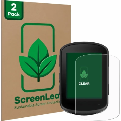 Afbeelding van ScreenLeaf Screenprotector voor Garmin Edge 840 Solar Duurzame schermbescherming Folie Beschermfolie transparant (2 Stuks)