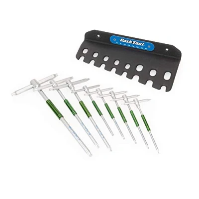 Afbeelding van Park Tool THT 1 Glijdende T greep Torx compatibele moersleutelset, zilver