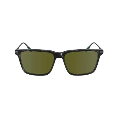 Afbeelding van Lacoste Heren L6017S Zonnebril, Havana Grijs, One Size, Size