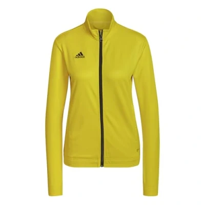 Afbeelding van adidas Dames Entrada 22 Track Jacket, Team Yellow / Black, XXL