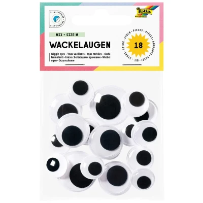 Afbeelding van Folia wiebelogen 18st