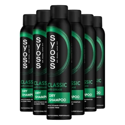 Afbeelding van Syoss Anti Grease Droogshampoo 6x200 ml Voordeelverpakking