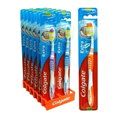Afbeelding van Colgate Extra Clean tandenborstel 6 stuks