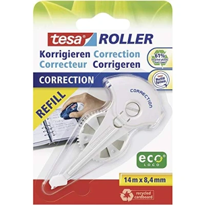 Afbeelding van Correctierollervulling Tesa ecoLogo 8.4mmx14m eco op blister