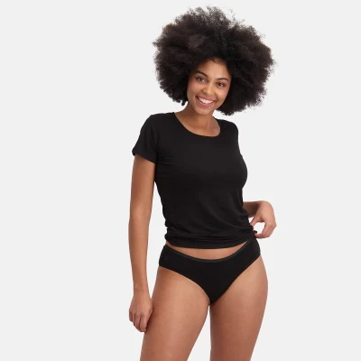 Afbeelding van Ondergoed Bamboo Basics Women Mila Black (3 Delig) M