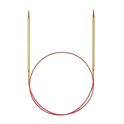 Afbeelding van addi Lace Gold Tip Fixed Circular Knitting Needles 150cm 2.00mm
