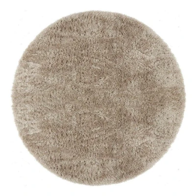 Afbeelding van Interieur05 Hoogpolig vloerkleed Fender wit/creme Rond 200 Ã ̃