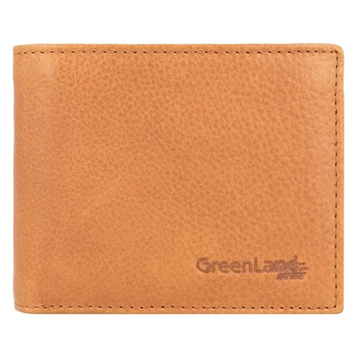 Afbeelding van GreenLand NATURE Portemonnee RFID bescherming Leer 12 cm