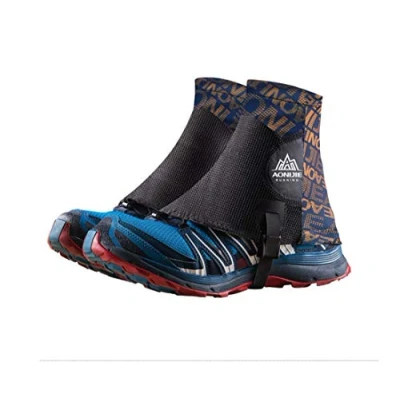 Afbeelding van AONIJIE Outdoor Unisex Hoge Running Trail Beenkappen Beschermende Reflecterende Zanddicht Schoen Covers Voor Triatlon Marathon Wandelen (Oranje)
