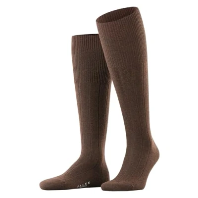 Afbeelding van Falke Lhasa Kniekousen brown, Heren, Maat: 39 42, Brown