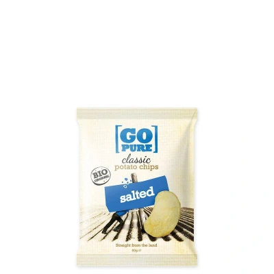Afbeelding van Go Pure Chips Naturel Gezouten Bio, 40 gram