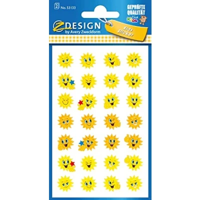 Afbeelding van AVERY Zweckform 53133 Papieren Sticker zon 56 Stickers