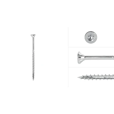 Afbeelding van Spaanplaatschroeven Verzinkt 4 x 70 mm Torx 20 Doos 200 Stuks