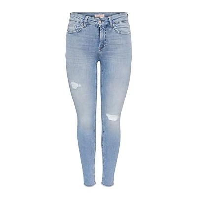 Afbeelding van ONLY Jeansbroek voor dames, Light Medium Blauw Denim, (XL) W x 32L
