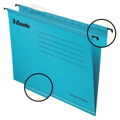 Afbeelding van Esselte Hangmappen Voor Laden Pendaflex Plus Tussenafstand 330 Mm, Blauw, Doos Van 25 Stuks Hangmap