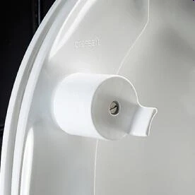 Afbeelding van Pressalit Dania closetzitting zonder deksel wit 5 cm