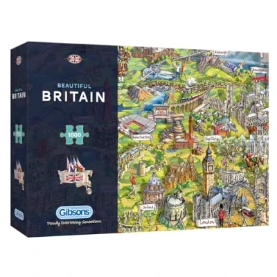 Afbeelding van Gibsons Puzzel Beautiful Britain (1000 stukjes), G7080