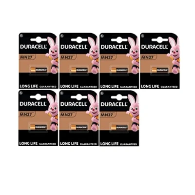 Afbeelding van 7x Duracell MN27 27A A27 8LR732 (7 blisters van 1 batterij) 7 batterijen
