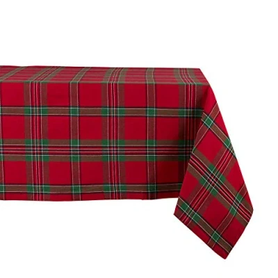 Afbeelding van DII Keukendecoratie, katoen, rood en groen, vakantie tafelkleed, 60x84