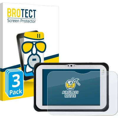 Afbeelding van BROTECT Screenprotector voor Panasonic Toughpad FZ M1/ B2 Folie Beschermfolie Beschermglas matte (3 Stuks)
