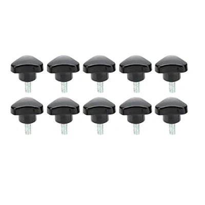 Afbeelding van 10 stuks driehoekige handschroeven, van kunststof, reserve schroefdraad voor draaimachine, boormachine, freesmachine, schaafmachine, slijpmachine