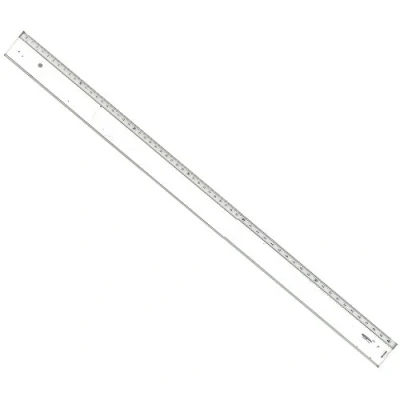 Afbeelding van Graphoplex Regel wate + bossage transparant 60 cm doorzichtig