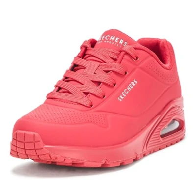 Afbeelding van Skechers Dames Uno Stand on Air, Rood/Rood, 35 EU