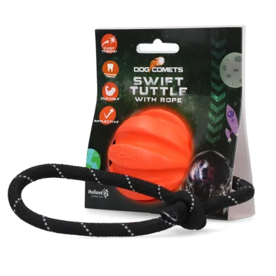 Afbeelding van Dog Comets Ball Swift Tuttle Hondenspeelgoed 7 cm Oranje Medium