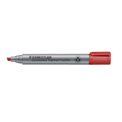 Afbeelding van Staedtler, Marker, Lumocolor flipover marker (Rood, Grijs, 5 mm, 1 x)