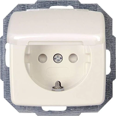 Afbeelding van Kopp 945217086 Wandcontactdoos Inzetstuk Rivo Zuiver wit (RAL 9010)