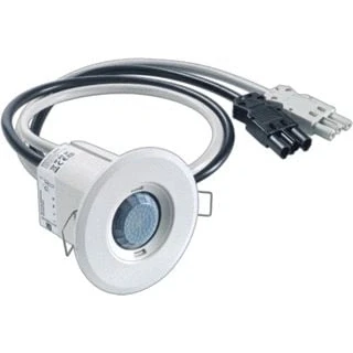 Afbeelding van Esylux vlakke bewegings sensor voor plafondinbouw 360 graden bereik ca d 8m op 2 5m hoogte afstand bedienbaar gst aansluiting ep10427862