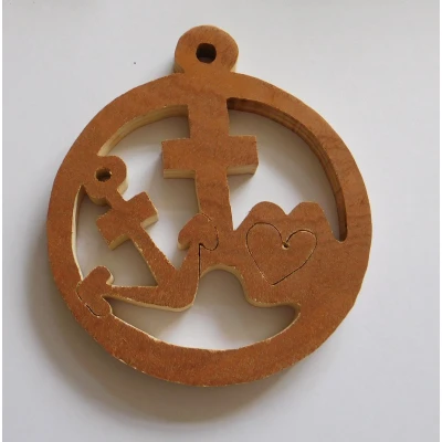 Afbeelding van Ketting met hanger Maria kind zilverkleur