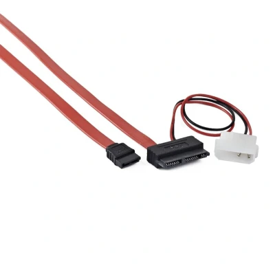 Afbeelding van Gembird CC MSATA 001 Zwart, Rood SATA kabel