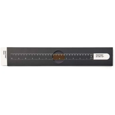 Afbeelding van Copenhagen Design Liniaal 30 cm Brown 2322 Roestvast Staal Bruin