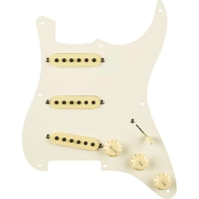 Afbeelding van Fender Pre Wired Strat Pickguard Eric Johnson Signature Parchment 8 Hole