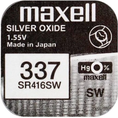 Afbeelding van Maxell SR416SW (10 Pcs., SR416, 8.30 mAh), Batterijen