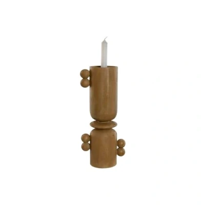 Afbeelding van Kroonkandelaar Home ESPRIT Bruin Hars Hout 15 x 9,5 35 cm