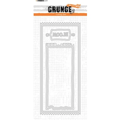 Afbeelding van Card shapes ticket Grunge Collection nr.199