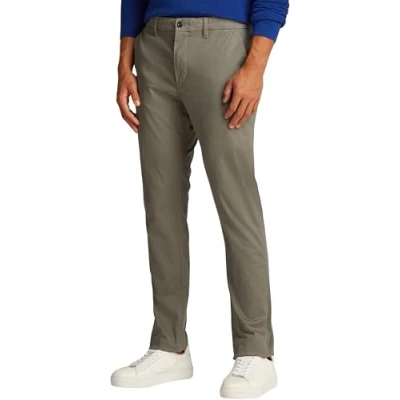 Afbeelding van Tommy Hilfiger Bleecker Structure Chino, Heren, Maat: 31x30, Hydrogen grey