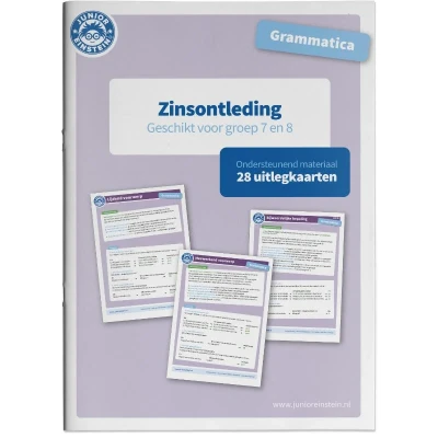 Afbeelding van Grammatica zinsontleding geschikt voor groep 7 en 8