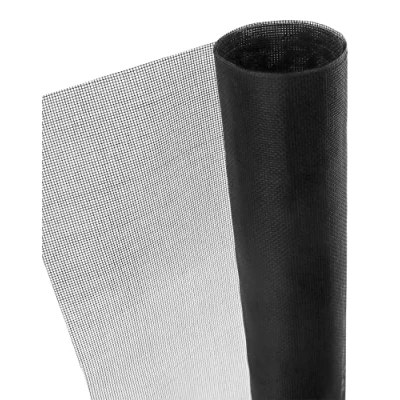 Afbeelding van QWORK® raamhor, glasvezel vliegengaas, 120 x 250 cm, houdt frisse lucht circuleert, zwart, 18 mesh