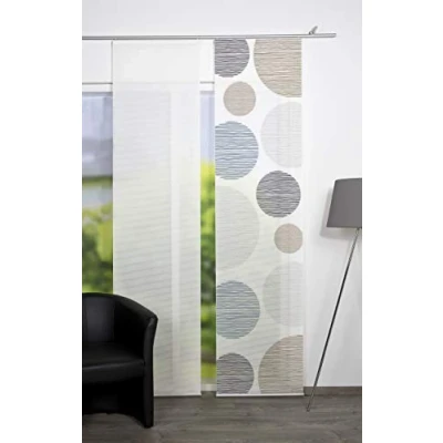Afbeelding van HOME WOHNIDEEN Paneelgordijn Corry HxB: 245x60, inclusief bevestigingsmateriaal (1 stuk)