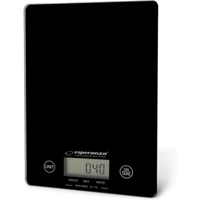 Afbeelding van keukenweegschaal Esperanza EKS002K Zwart 5 kg