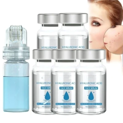 Afbeelding van Glamory micro infusiesysteem voor lippen, gezicht, infusiesysteem, glamoureuze gezichtssysteem met serum alle huidtypen (5 stuks)